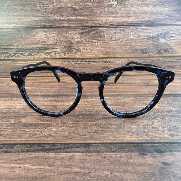 Warby Parker Hayes Women's Blue Tortoise Acetate Glasses 51-21-145 - Picture 1 of 9
